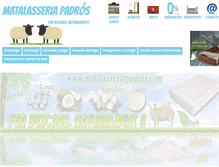 Tablet Screenshot of matalasseriapadros.com